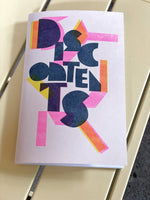 Discontents #0 / zine / ORIGINAL, OUT OF PRINT